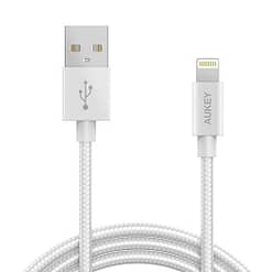 Mobbi Plus Aukey Cabo Lightning para USB Certificado pela Apple CB-D16 Cinza